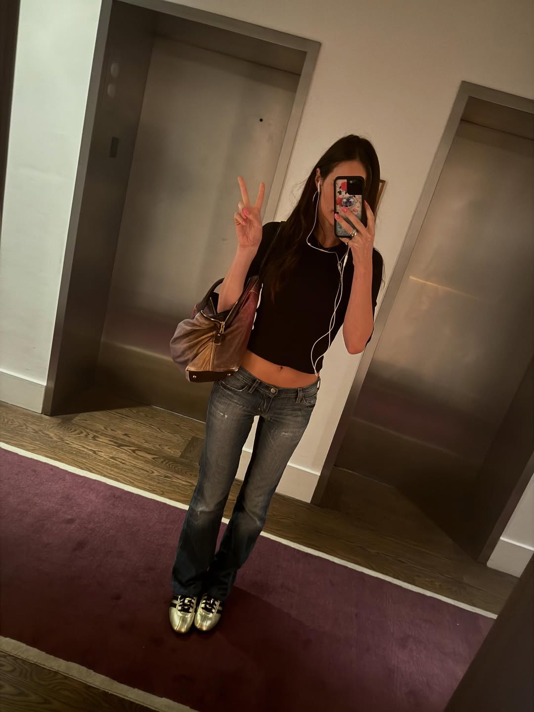 women wearing skinny bootcut jeans