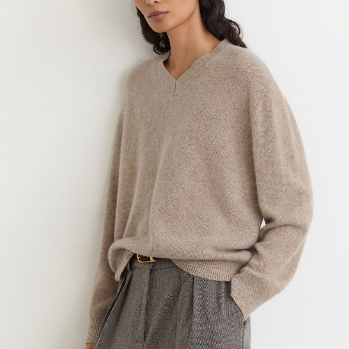 reiss cashmere beige jumper