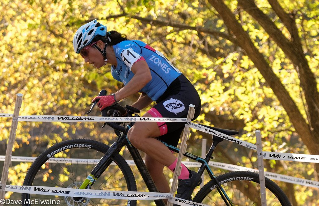 Courtenay McFadden (American Classic) owned third place nearly the entire race