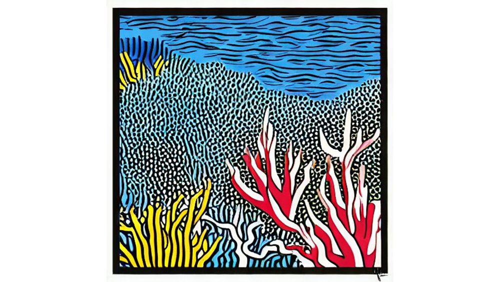 AI-generated art responding to the climate crisis