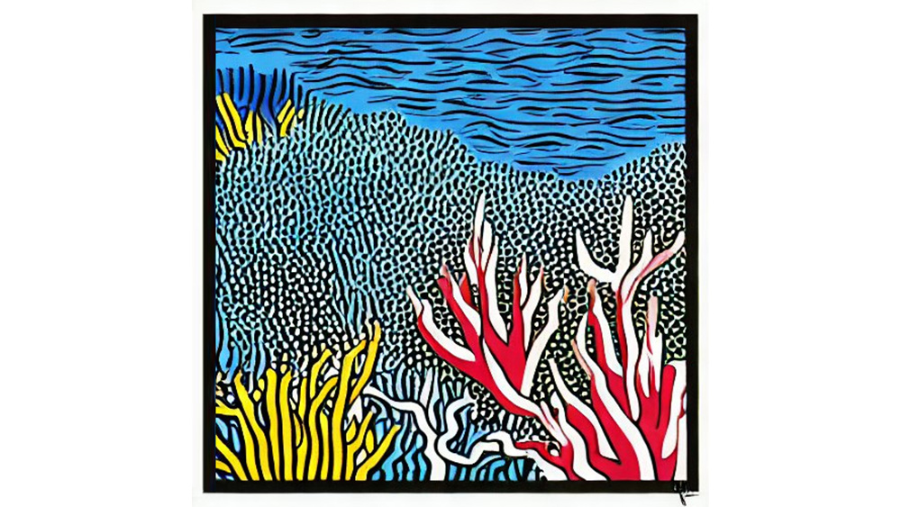 AI-generated art responding to the climate crisis