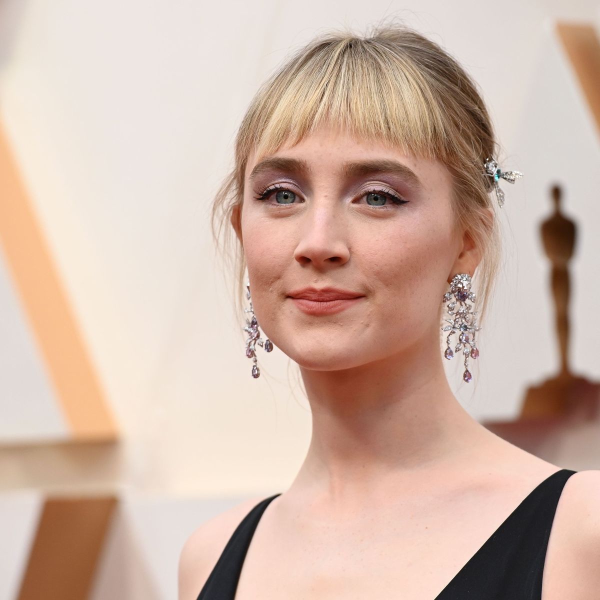 Saoirse Ronan Debuts Bangs at the 2020 Oscars | Marie Claire