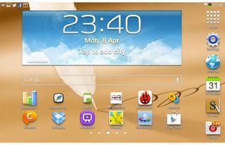 Galaxy Note 8.0 Home Screen