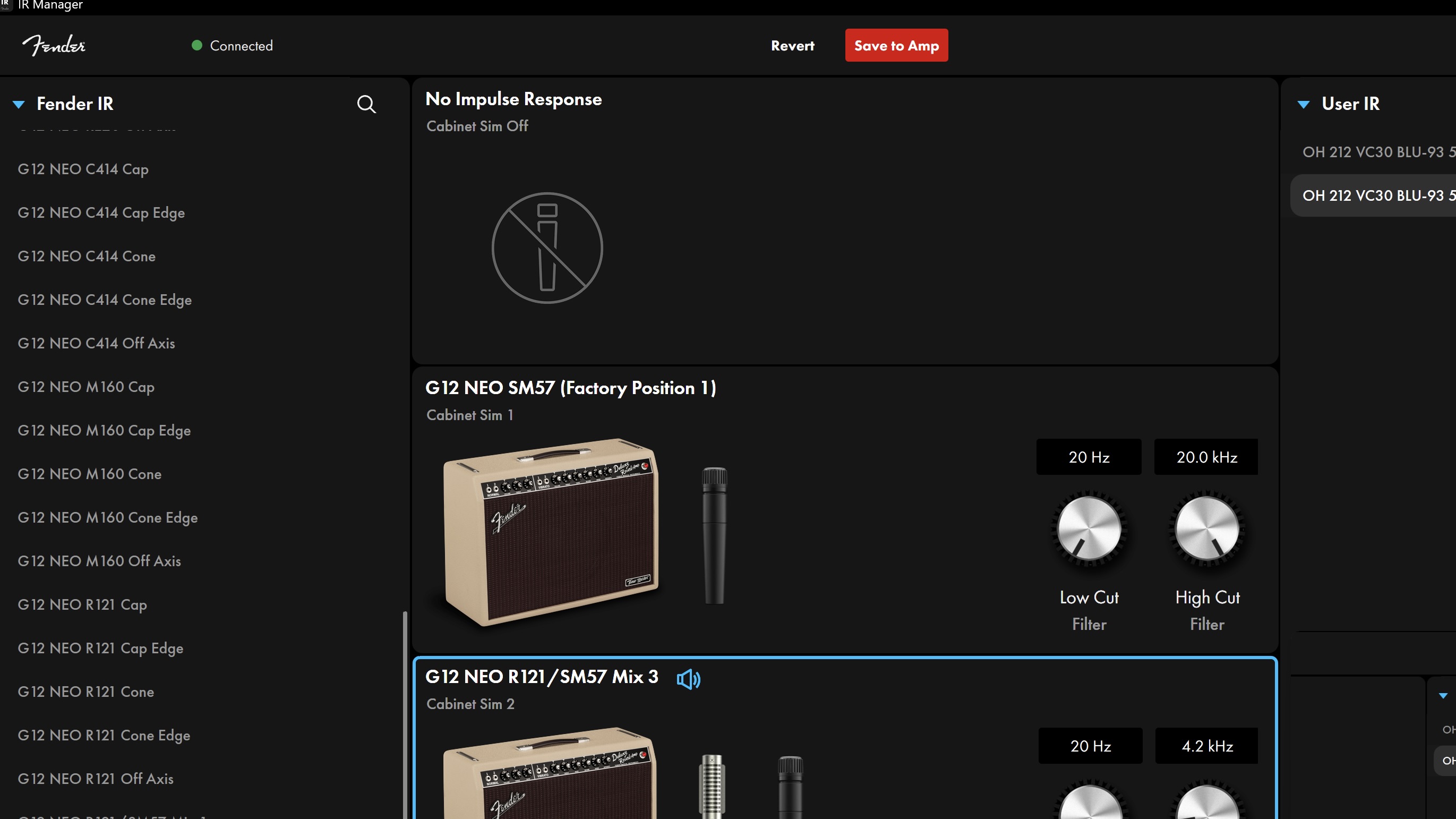 Fender IR Manager