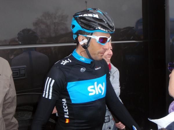 Juan Antonio Flecha (Sky) finished third at E3 Prijs Vlaanderen on Saturday