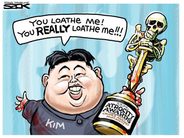 Political cartoon North Korea