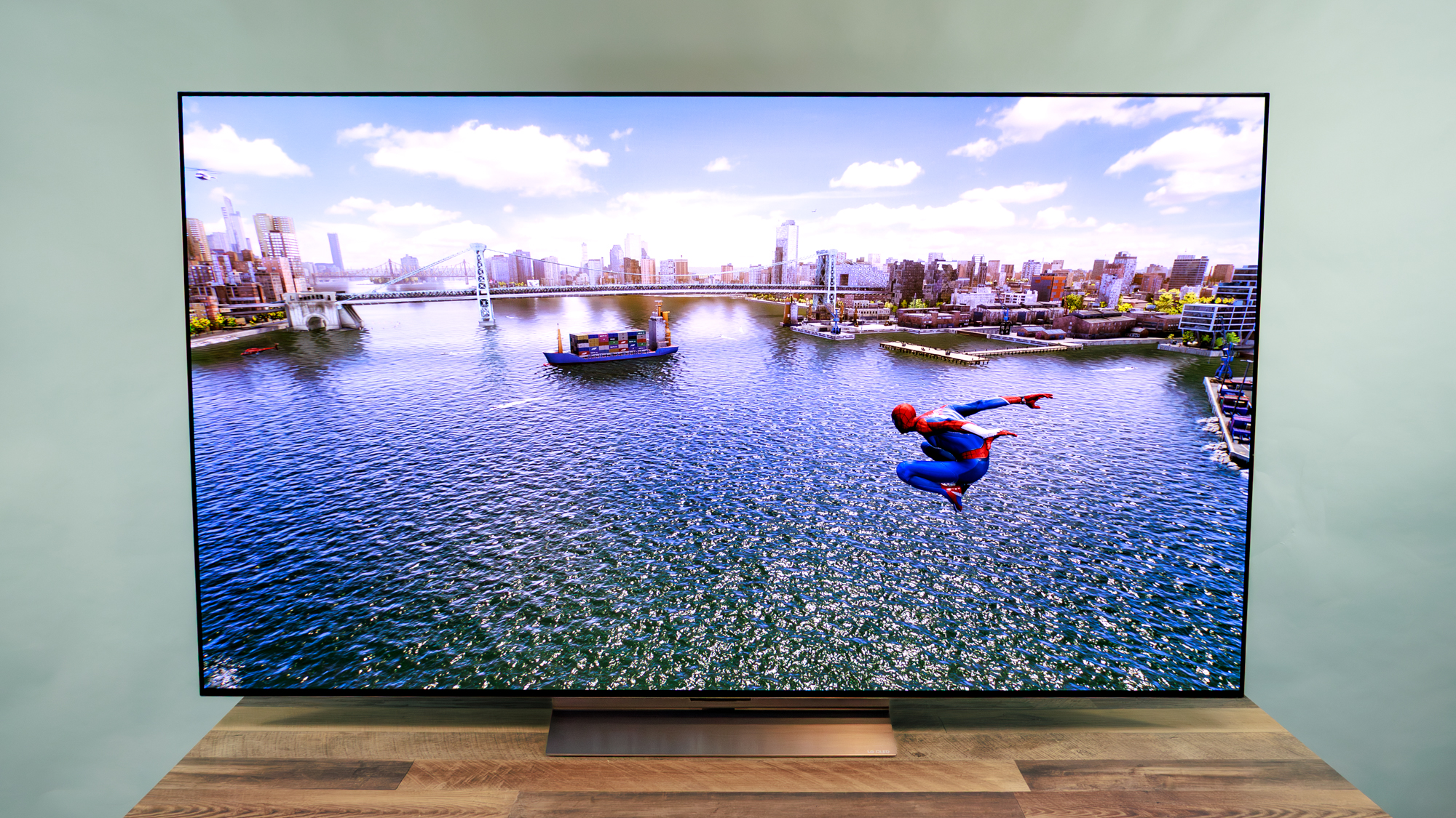 LG C6 OLED TV on a table