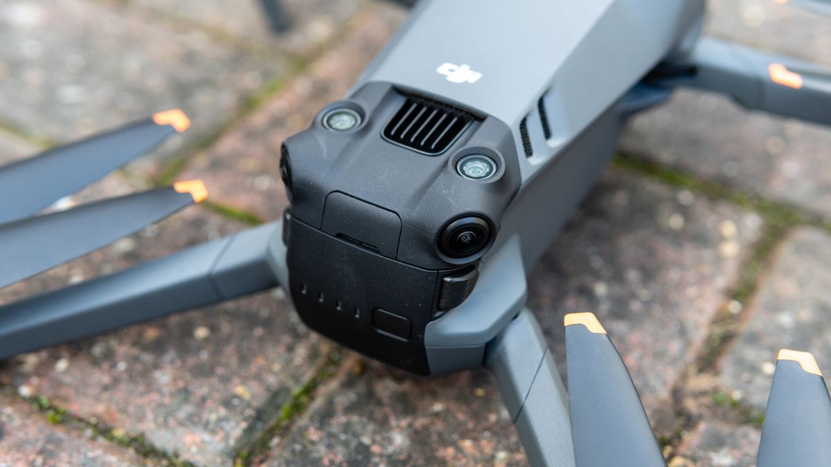 The DJI Mavic 3 drone's rear sensors