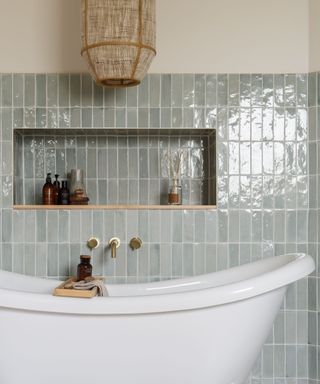 neutral grey and white bathroom