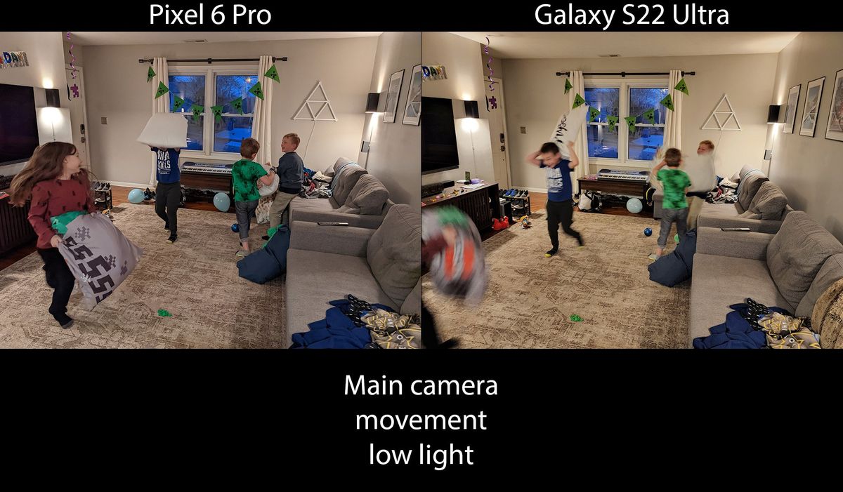 Galaxy S22 Ultra Vs Pixel 6 Pro Main Camera Movement