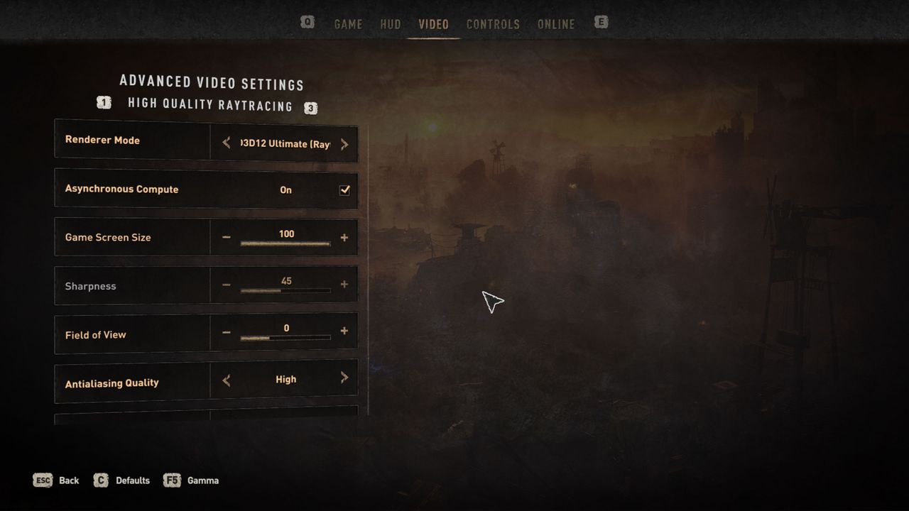 Dying Light 2 settings and image quality comparisons