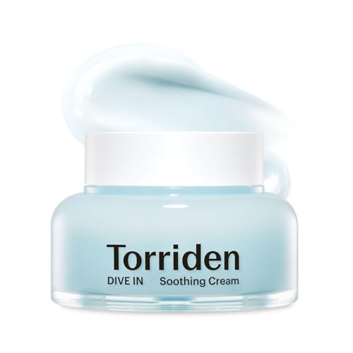 Toriden dives in Hyaluronic Acid Soothing Cream 100ml (3.38fl.oz) | Rejuvenating Facial Moisturizer for Sensitive and Dry Skin | Hyaluronic Acid, Panthenol, Allantoin