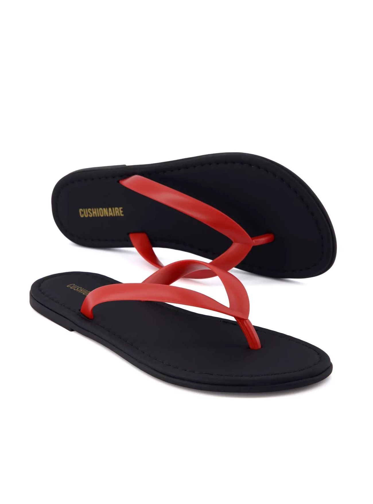 CUSHIONAIRE, Jelly Surf Flip Flop Sandals