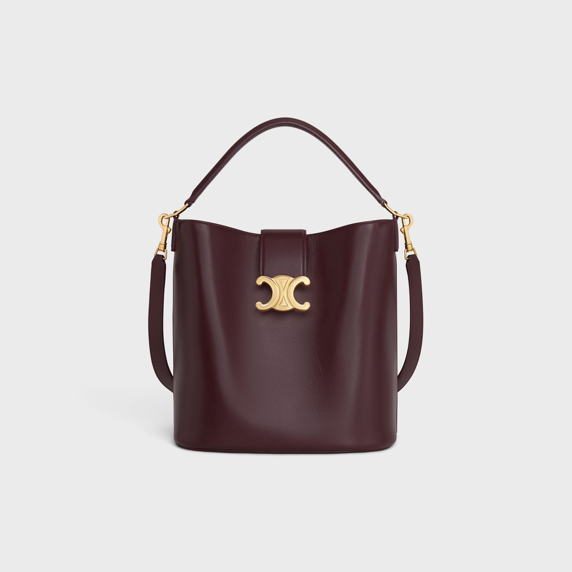 Medium Bucket Louise in Smooth Calfskin