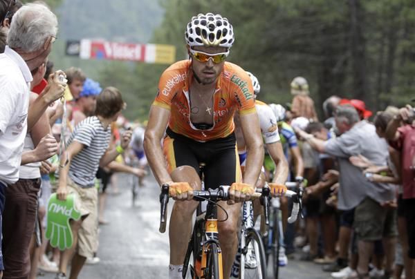 Samuel S&aacute;nchez Gonzalez (Euskaltel - Euskadi) kept it together on the final climb