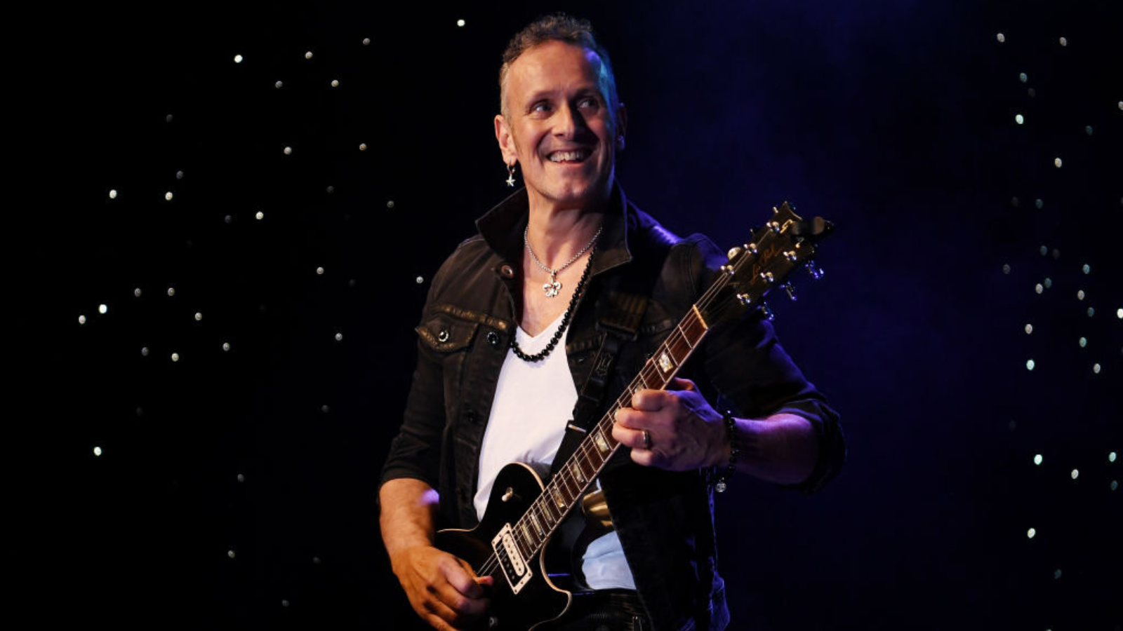 Guitarist Vivian Campbell pictured in January 26, 2024 in Las Vegas, Nevada.