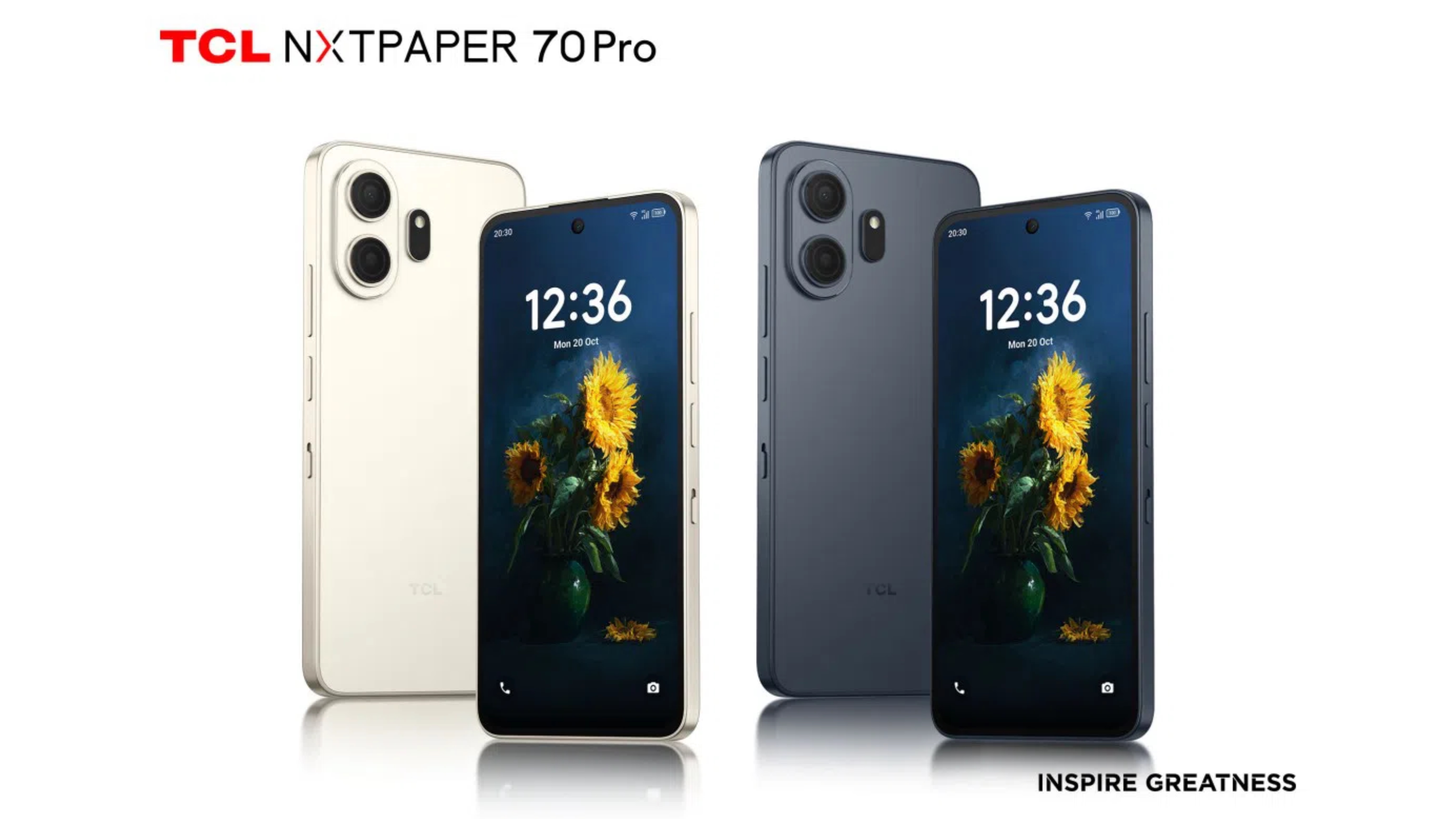 The TCL NXTPAPER 70 PRO in official press images.