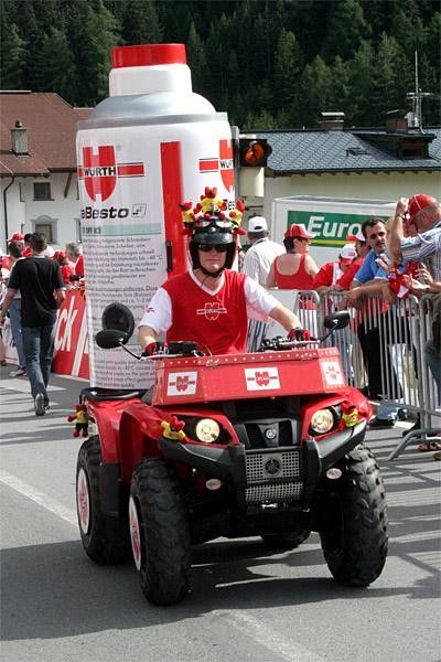 One of the more unusual vehicles in the race