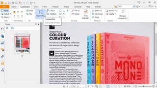Foxit PDF reader in action