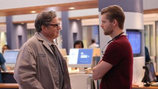 Dr. Charles and Mitch Ripley talking in Chicago Med Season 9x07