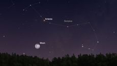 The June 5 penumbral lunar eclipse as seen from Sao Paolo.