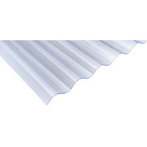 Pvcu Clear Corrugated Sheet - 660 X 2400mm