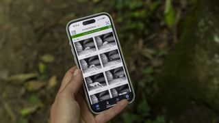 The Zeiss Secacam app shown on an iPhone 15 Pro screen