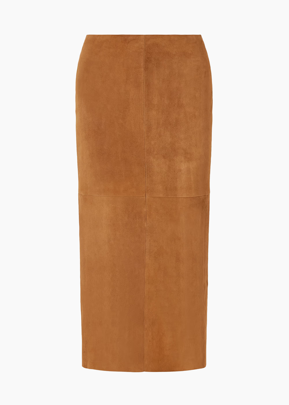 STOULS, Winona Paneled Suede Midi Skirt