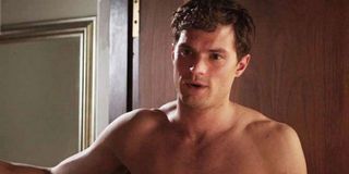 Jamie Dornan shirtless in Fifty Shades of Grey