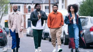 Lakeith Stanfield, Brian Tyree Henry, Donald Glover and Zazie Beetz on Atlanta