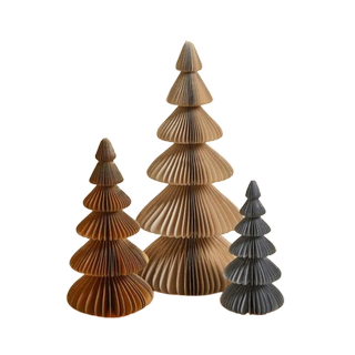 Pack of 3 Starlight Fold Out Paper Trees