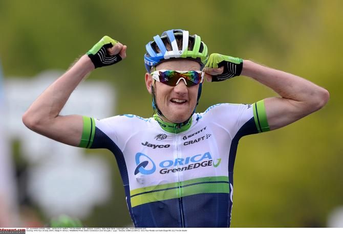Pieter Weening gave Orica-GreenEdge another stage victory on stage 9