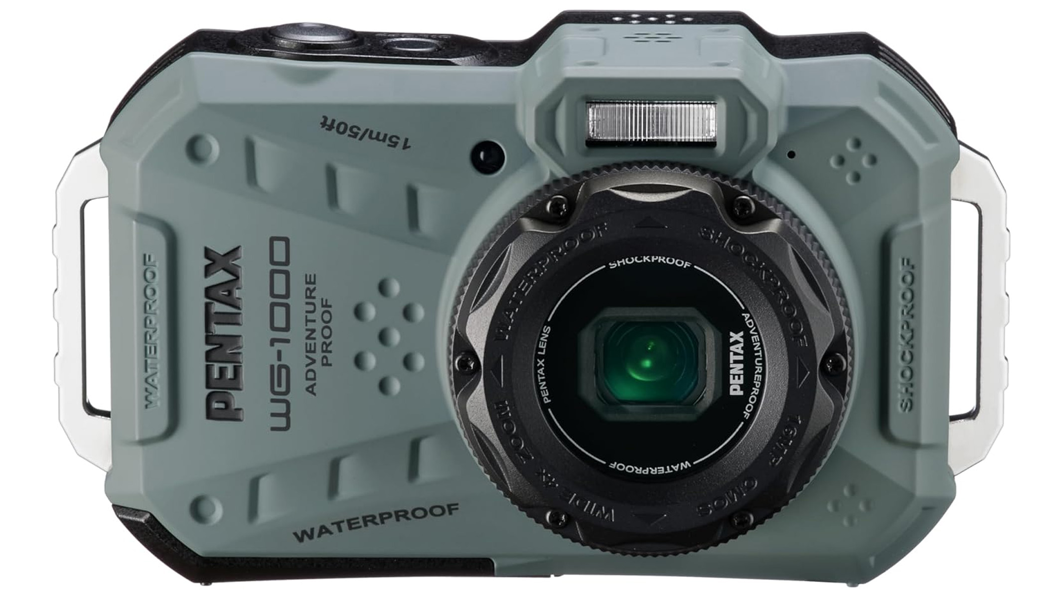 Pentax WG-1000 on a white background