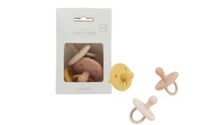 PASTEL COLOURED SILICONE DUMMIES LOOSE AND IN THEIR PACKAGING