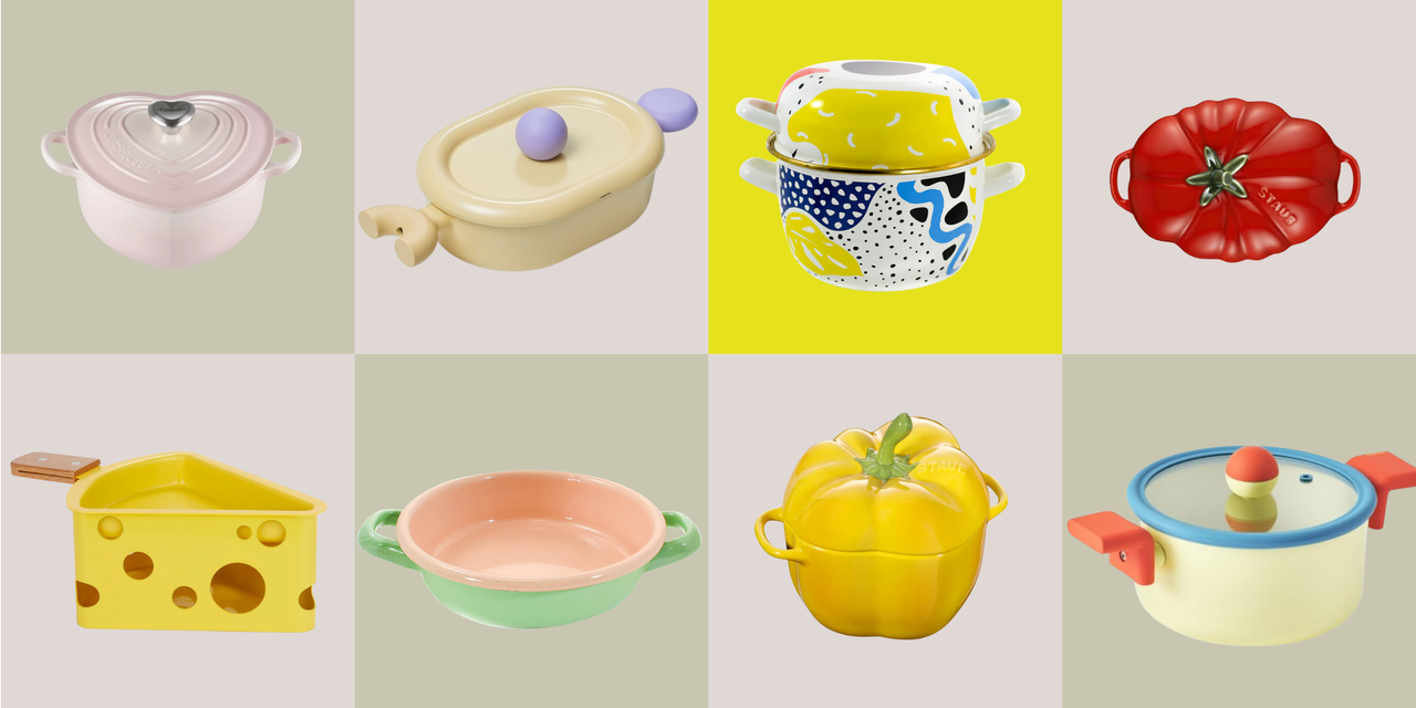 dopamine decor cookware collage