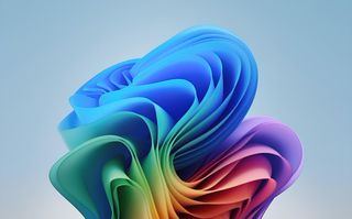 The full image of the new Windows 11 colorful Bloom background wallpaper