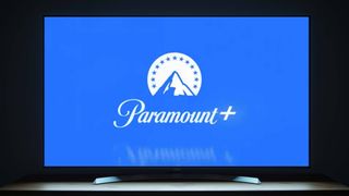 Paramount Plus logo on a TV