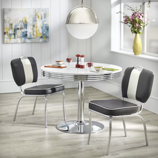 Retro '50s style dining table set from Wayfair.