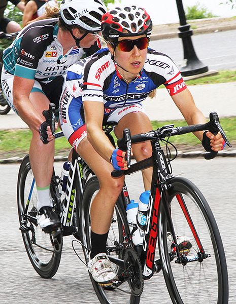 Andrea Dvorak (Twenty 16 p/b Sho-Air) goes to work