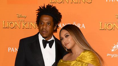 Beyonce and Jay Z at the Lion King premiere 