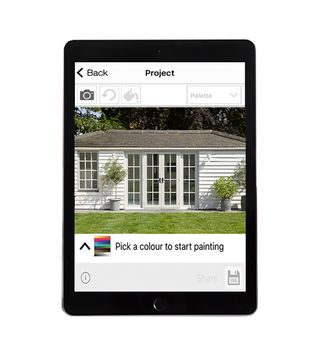 home design app myroompainter on an ipad