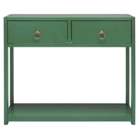 SAFAVIEH Sadie Turquoise 2-Drawer Console Table