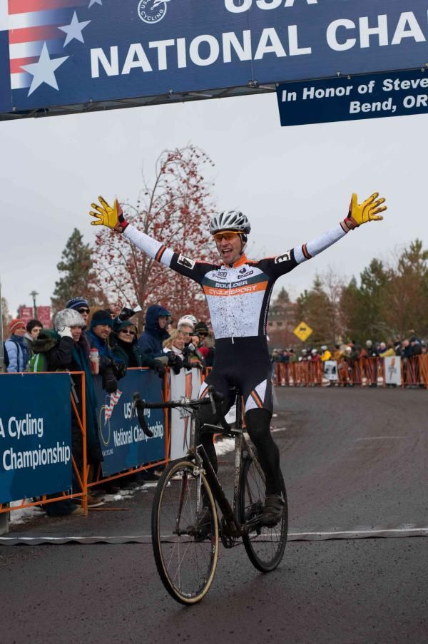 Hey, Look at Me!! Peter Webber wins the Mens 40-44 Race