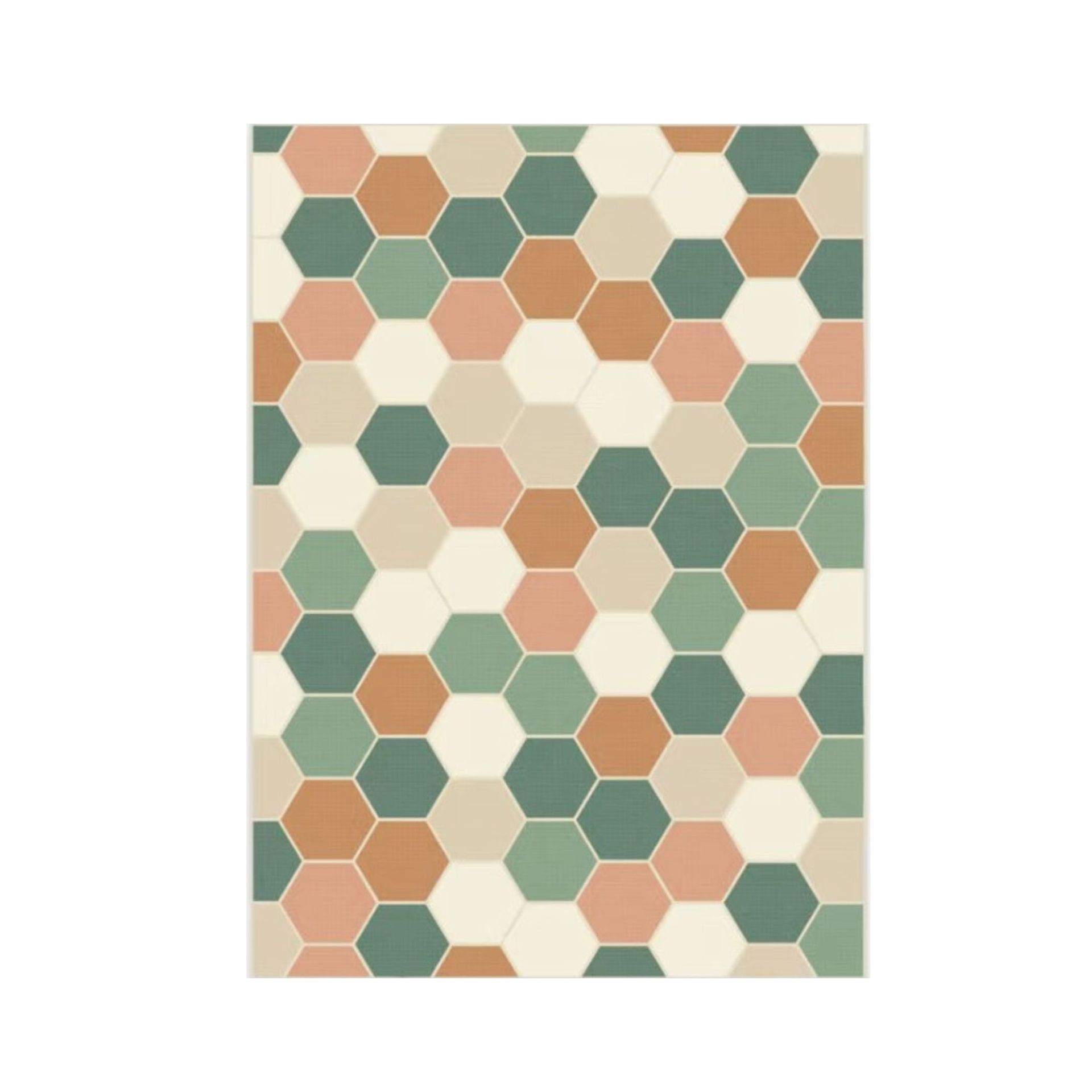 Permadani outdoor dengan pola ubin