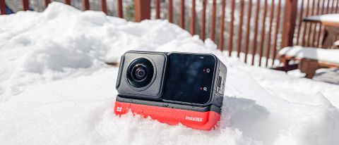 Insta360 One RS in snow