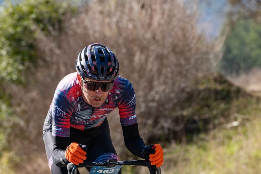 Peter Stetina rides solo to win at Low Gap on January 26, 2025