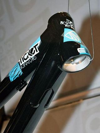 The new Ticket will use the E2 tapered head tube design.