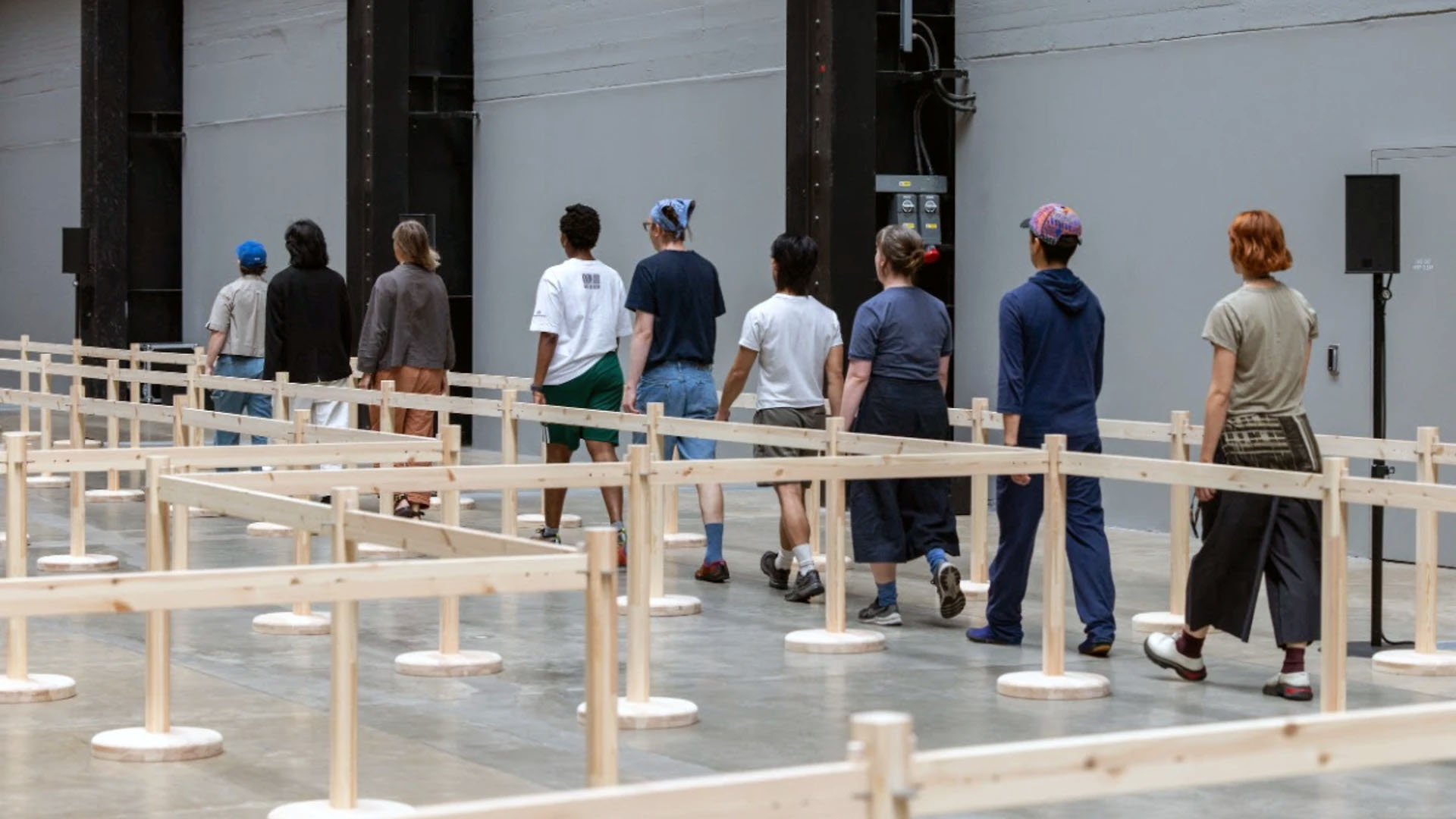 A photo of the Serendipity Island installation.