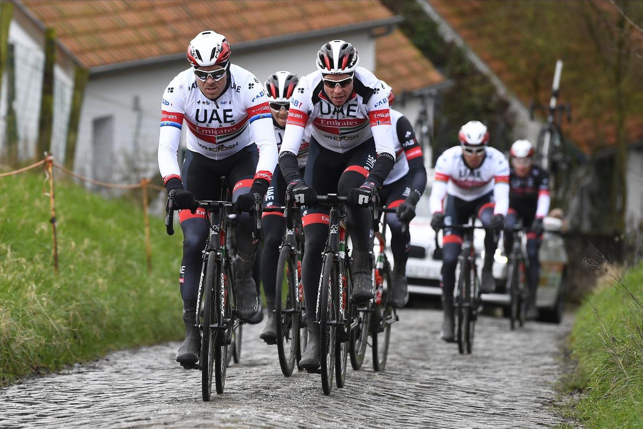 Omloop Het Nieuwsblad 2020 Flanders Classics 75th Edition Training 28022020 Alexander Kristoff NOR UAE Team Emirates photo Nico VereeckenPNBettiniPhoto2020