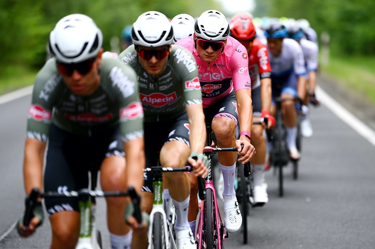 Mathieu van der Poel at the 2022 Giro d&#039;Italia